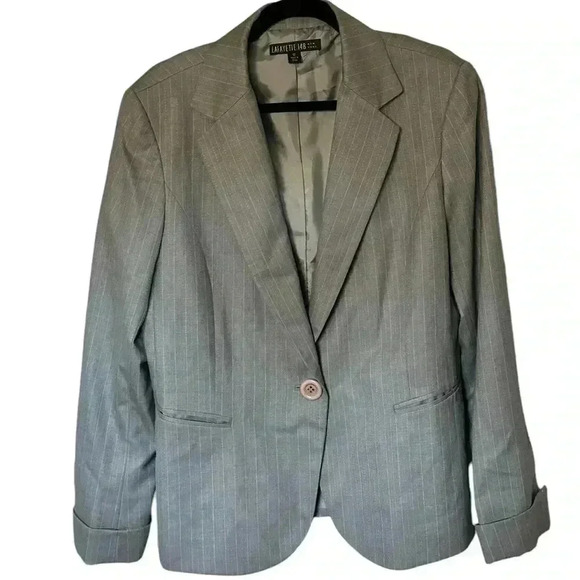 Lafayette 148 New York Gray Blazer - Picture 1 of 5